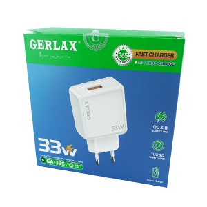 'SET блочков USB Gerlax GA-39S 3A/1USB/33W/QC3.0 блистер белый (9ШТ!!!+1ШТ ПОДАРОК) - фото