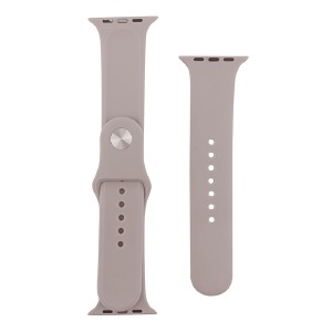 Ремешок для Apple Watch 42/44/45/49mm силиконовый (29) светло-лавандовый S+L (в комплекте два ремешка разных размеров)  - фото