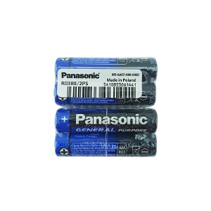 R03 Батарейки Panasonic ААА солевые по 4 шт(мизинчиковые)/цена за 1 бат. (60) - фото
