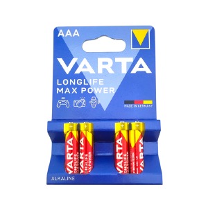 LR03 Батарейки VARTA Max Power 4703 AA щелочные по 4 шт(мизинчиковые)/цена за 1 бат. - фото