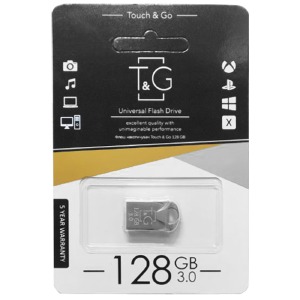  Уцінка USB 128GB 3.0 T&G 106 Metal series (короткая) (пошкоджена упаковка) - фото