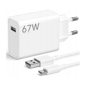 МЗП Type-C Xiaomi HyperCharg Combo 1USB/67W (BHR9465EU) (original) білий - фото