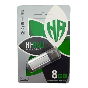 Уцінка USB 8GB 2.0 Hi-Rali Stark Series серебряная (пошкоджена упаковка) - фото