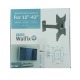 Крепление для ТВ 15-42&quot; до 25 кг Walfix R-333B кронштейн с поворотом до 180°/наклоном +5° ~ -15°/VESA макс 200х200 мм (10) - фото 1