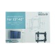 Крепление для ТВ 15-42&quot; до 25кг Walfix TV-20B плоское настенное/с наклоном 12°/VESA 200х200 мм/уровень (10) - фото 1