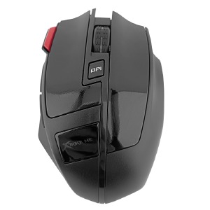 Компьютерная мышка беспроводная XTRIKE GW-600 RGB/7 кнопок/USB 2.4GHz/800-1600DPI черная - фото