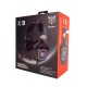Наушники компьютерные Onikuma X8 USB/3,5(папа)+переходник 3,5(мама)-2х3,5 (папа)/LED RGB подсветка черные 2,2м - фото 1