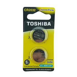 Батарейки CR2032 Toshiba литиевые по 2 шт/цена за 1 бат.(20) - фото
