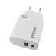 Блочек USB Gerlax A190 1USB/PD/25W белый - фото 1
