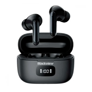 Bluetooth Air Pods Blackview AirBuds 8 TWS/BT 5.3/IPX7/LED дисплей черные - фото