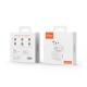 Bluetooth Air Pods Mietubl MTB-BL06 BT5.3/35mAh/вкладыши/design 3 series белые - фото 1