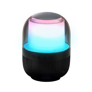 Колонка Mietubl MTB-BLSP01 LED/BT5.3/2000mAh/TWS 10,5x10,5x15см черная - фото