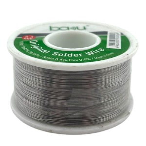 Припой BAKU BK-100g-A 0.3mm 100g Sn63% Pb36% Rosin0.4% Flux0.6% - фото