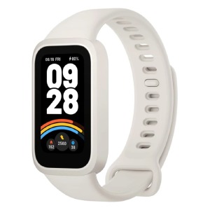 Фитнесс браслет Xiaomi Mi Smart Band 9 Active (Original) (BHR9441GL) (укр.язык/BT5.3/LCD1.47"/5ATM/300mAh) Beige White - фото