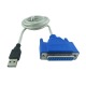 Кабель USB to 25pin DB25 F (IEEE 1824 ) 1.5м - фото 2