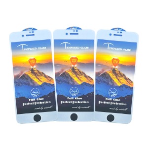 Стекло защитное Iphone 7/8/SE 2 2020/SE 3 2022 2.5D MTB Full Glue белое в тех. уп. - фото