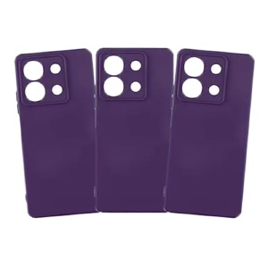 Силикон Smitt Soft Xiaomi Redmi Note 14 4G (UKR/EU version) Violet тех.пак - фото
