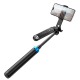 Монопод-трипод для селфи Hoco K22 BT5.2/55 mAh/пульт/4,5-7″/1,75м черный - фото 1