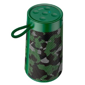 Колонка Hoco HC13 5W/BT5.0/USB/AUX/microSD/FM/1200mAh/TWS 15,3х8,3х6,8см хаки - фото