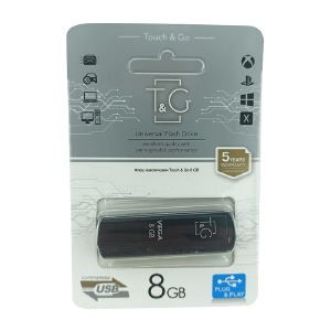 USB 8GB 2.0 T&G 121 Vega series черная  - фото