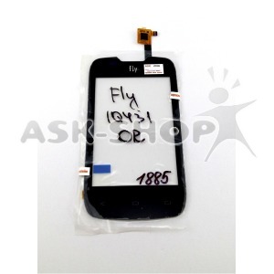 Сенсор (Touchscreen) Fly IQ431 черный, оригинал - фото
