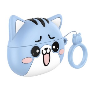 Bluetooth Air Pods Hoco EW48 TWS/BT5.3/30mAh/300mAh голубые (16) - фото
