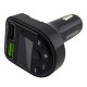 FM модулятор Gerlax C-M12 12-24V/3.1A/2USB/QC3.0/BT5.3/LED дисплей черный - фото 1