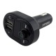 FM модулятор Gerlax C-M11 12-24V/3.1A/2USB/QC3.0/BT5.3/LED дисплей черный - фото 1