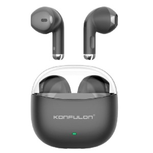 Bluetooth Air Pods Konfulon BTS-34 TWS/BT5.3/25mAh/220mAh черные - фото