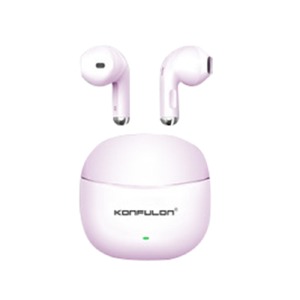 Bluetooth Air Pods Konfulon BTS-34 TWS/BT5.3/25mAh/220mAh розовые - фото