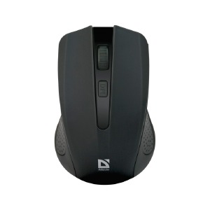 Компьютерная мышка беспроводная Defender Accura MM-935 4 кнопки/USB 2.4GHz/800-1600DPI блистер черная - фото