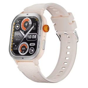 Смарт-часы (Smart watch) Xiaomi Haylou Iron Neo LS28 (укр.мова/BT5.3/call/LCD1.95"/3ATM/300mAh) серебрянные - фото