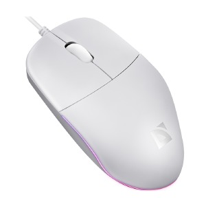 Компьютерная мышка проводная USB Defender Azora MB-241 3 кнопки/1200DPI белая 1,8м - фото