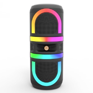 Колонка чемодан мини MS-2048BT 25Wx2/RGB/BT/USB/microSD/FM/AUX черная 73x25,5x25,5см - фото