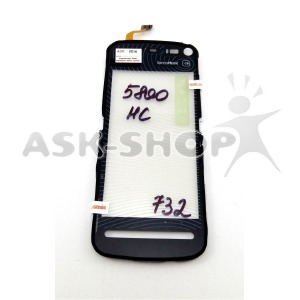 Сенсор (Touchscreen) Nokia 5800 black high copy - фото