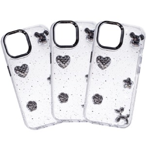 Накладка Silver Glue Case iPhone 16 E - фото