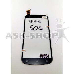 Сенсорный экран для телефона Qumo Quest 506 черный - фото