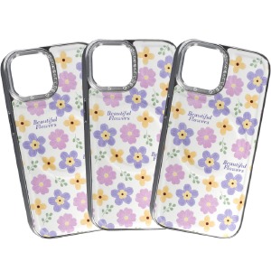 Накладка Flowers Case with MagSafe Apple iPhone 15 - фото
