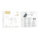 Bluetooth Air Pods Hoco EW56 Plus ANC/TWS/BT5.3/30mAh/300mAh белые - фото 1