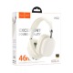 Hands Free большие Bluetooth Hoco W52 BT5.4/TFcard/AUX/mic/400mAh молочный - фото 1