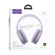 Hands Free большие Bluetooth Hoco W65 BT5.4/TFcard/AUX/mic/400mAh/Airpods Pro Max design фиолетовый - фото 1