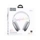 Hands Free большие Bluetooth Hoco W65 BT5.4/TFcard/AUX/mic/400mAh/Airpods Pro Max design серебрянный - фото 1