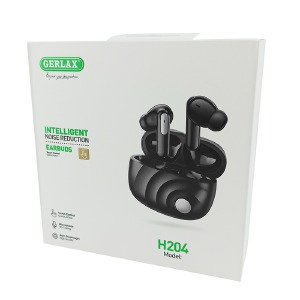 Bluetooth Air Pods Gerlax GH-204 BT5.3/TWS/30mAh/200mAh/touch control черные - фото