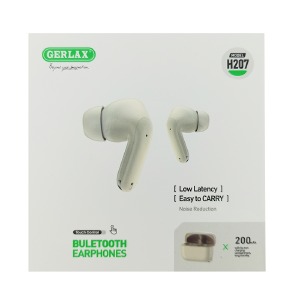 Bluetooth Air Pods Gerlax H207 BT5.3/TWS/30mAh/200mAh/touch control молочные - фото