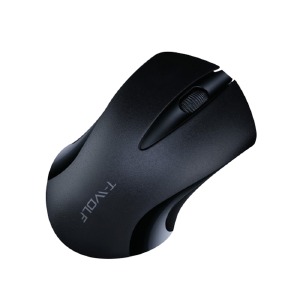 Компьютерная мышка беспроводная T-Wolf Q2 3 кнопки/USB 2.4GHz/1000DPI черная - фото