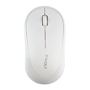 Компьютерная мышка беспроводная T-Wolf Q18 3 кнопки/USB 2.4GHz/1000DPI белая блистер - фото
