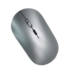 Компьютерная мышка беспроводная T-Wolf X2 4 кнопки/USB 2.4GHz/BT/800-1600DPI/безшумное нажатие серая - фото