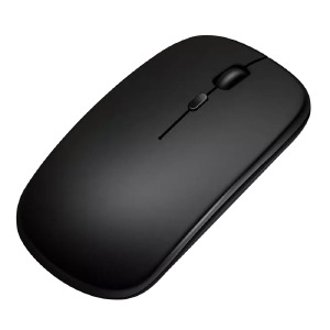Компьютерная мышка беспроводная T-Wolf X1 4 кнопки/USB 2.4GHz/BT/1000-1600DPI черная - фото
