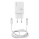 СЗУ Type-C to Type-C Gerlax GA-47 3A/22.5W/QC3.0/45W/PD белый - фото 1