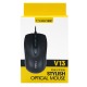 Компьютерная мышка проводная USB T-Wolf V13 3 кнопки/1000DPI черная 1,3м - фото 1